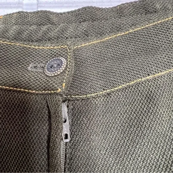 SOLD Vintage forest green maxi skirt 15 - Picture 6 of 10